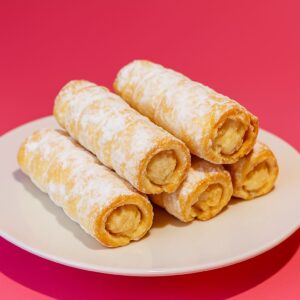 Трубочки (варена згущенка + масло)